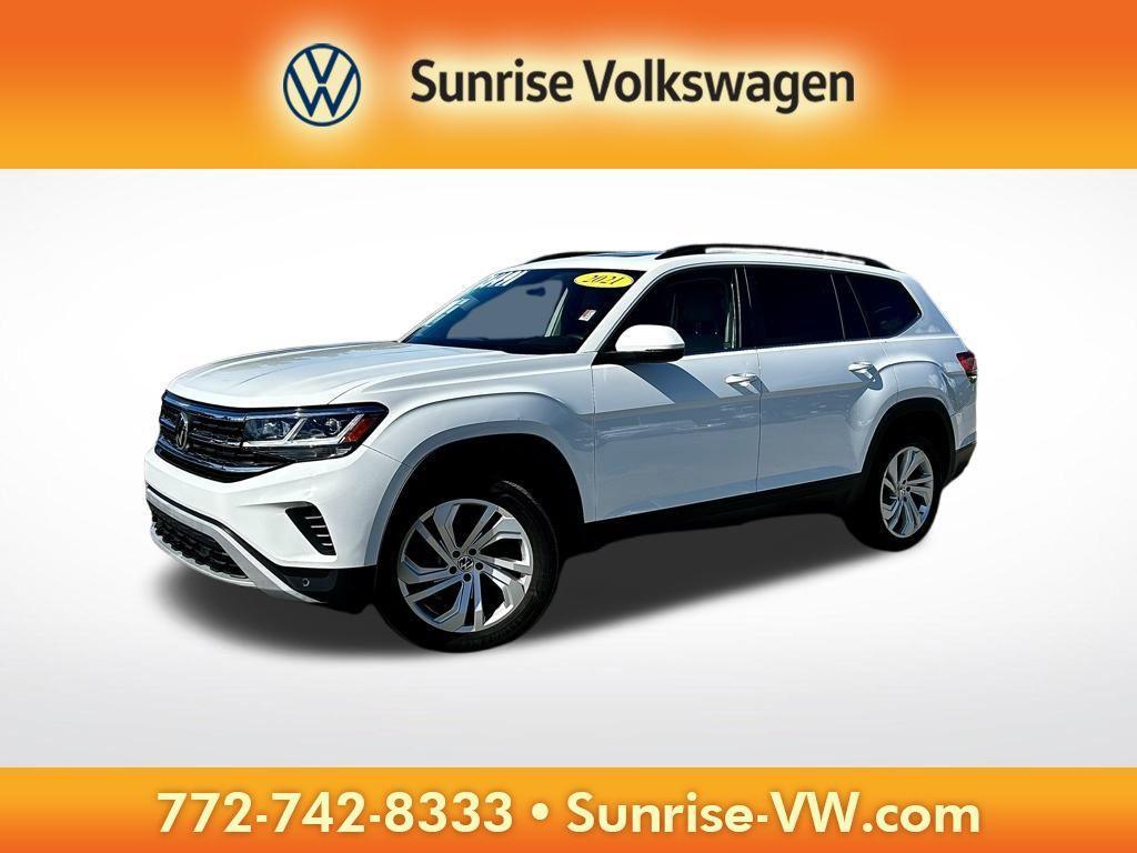 used 2021 Volkswagen Atlas car, priced at $24,991