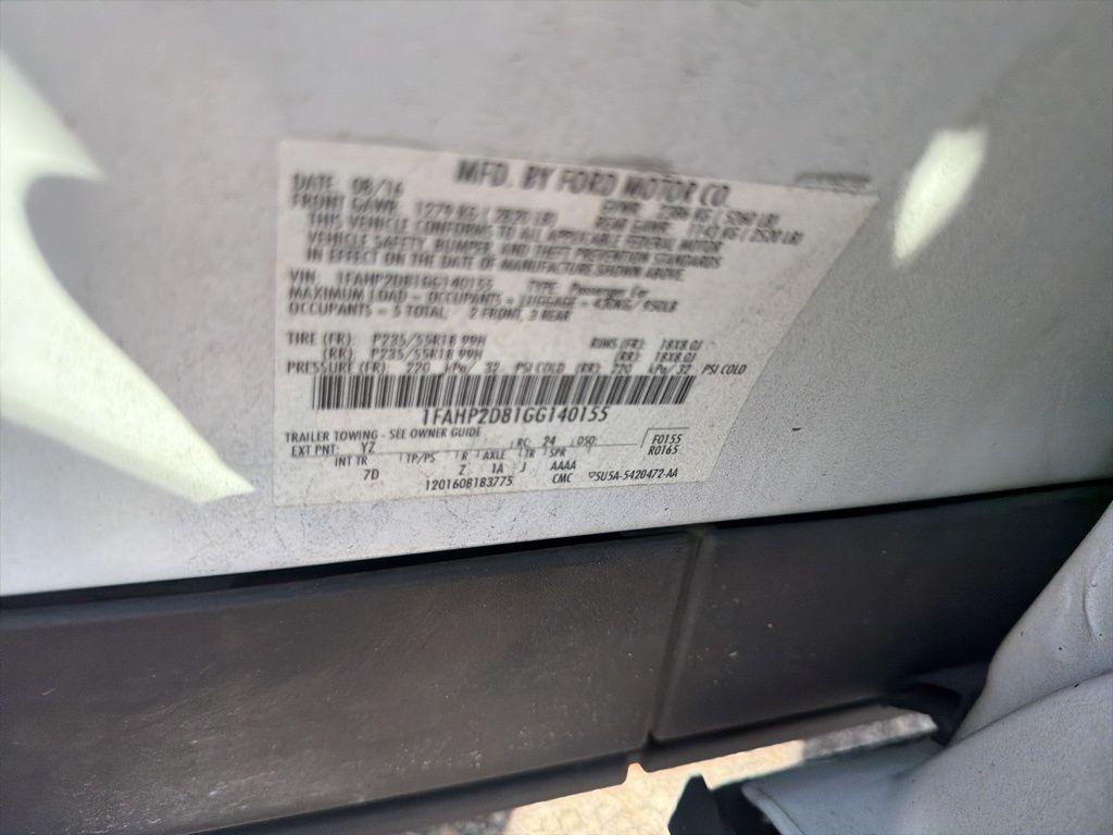 used 2016 Ford Taurus car, priced at $7,865