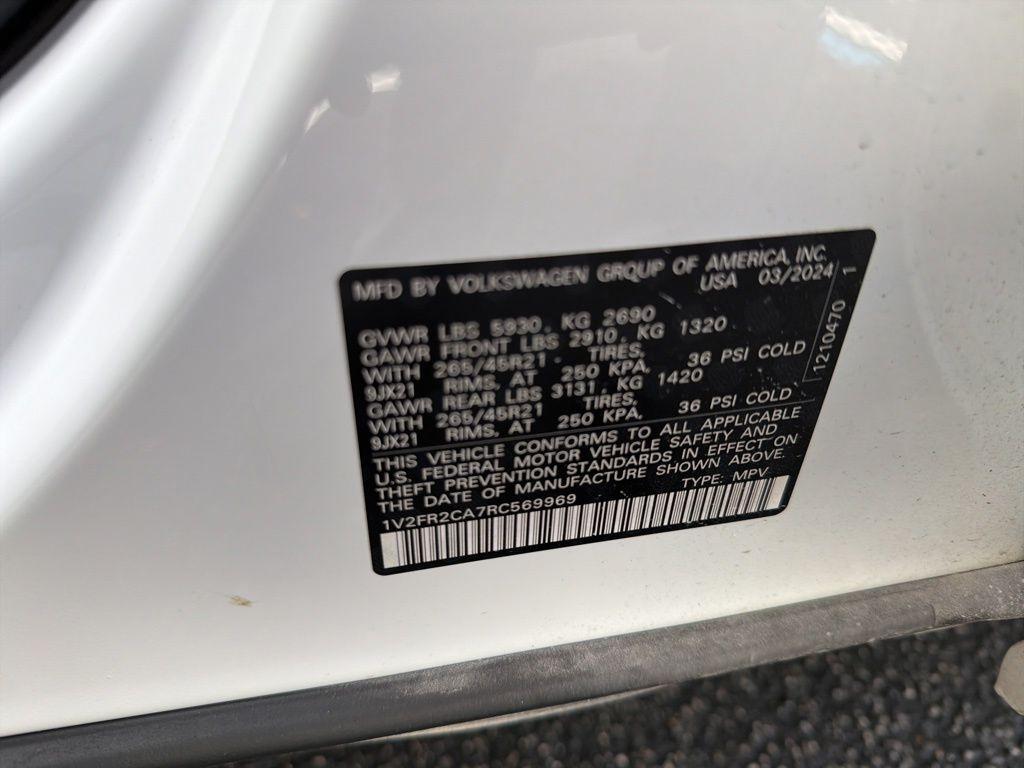 used 2024 Volkswagen Atlas car, priced at $39,995