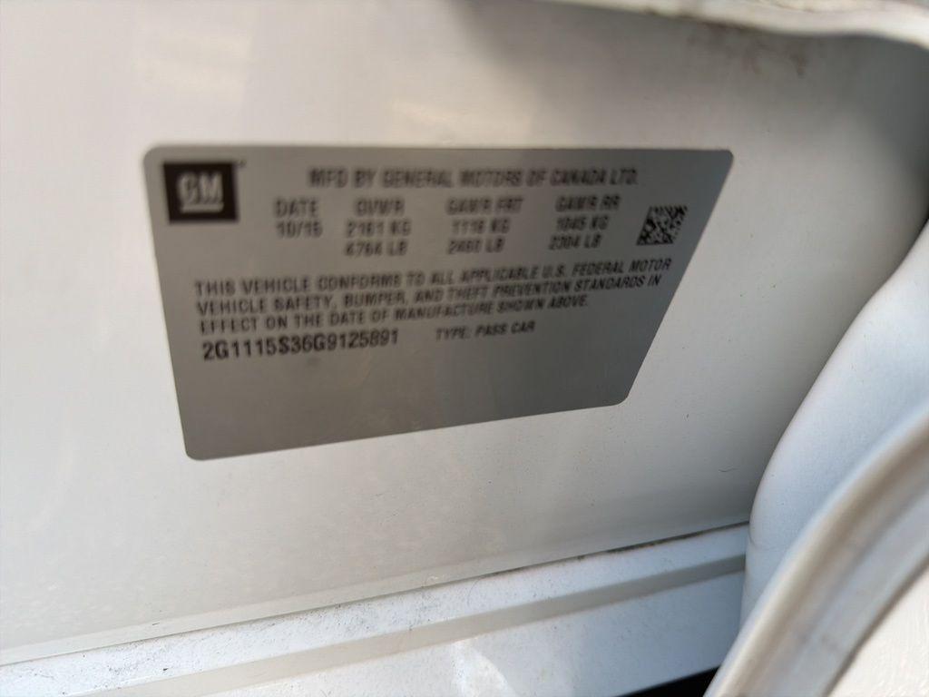 used 2016 Chevrolet Impala car, priced at $4,999