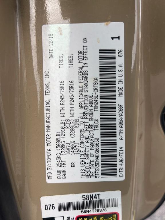used 2019 Toyota Tacoma car, priced at $25,931