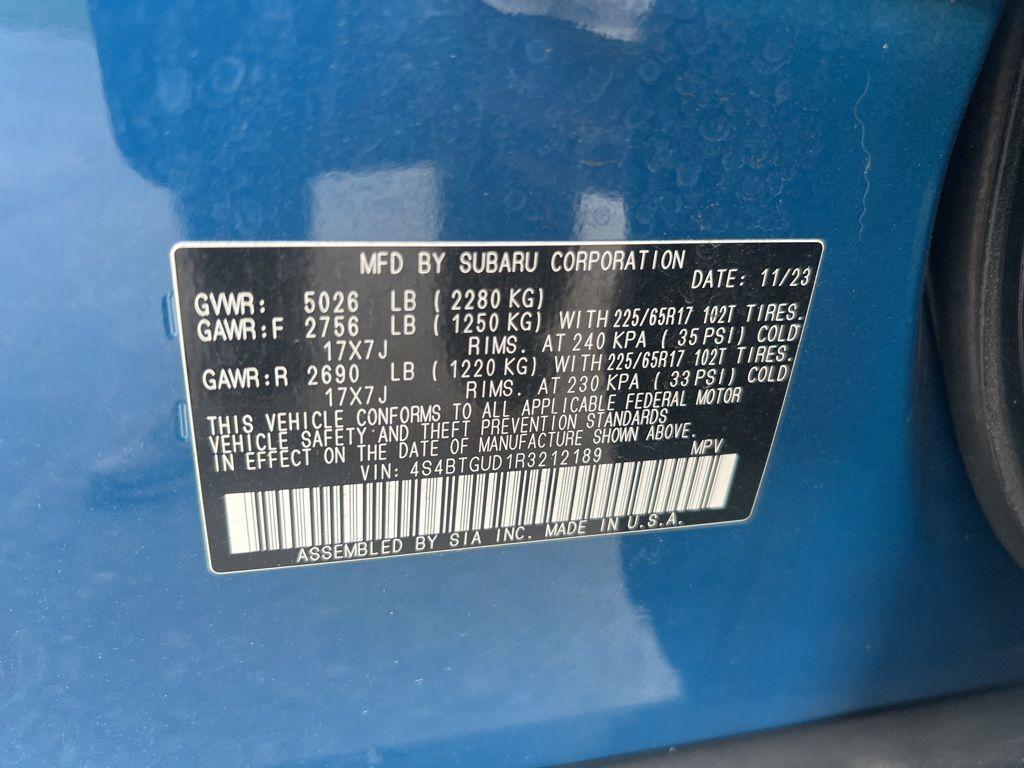 used 2024 Subaru Outback car, priced at $33,721