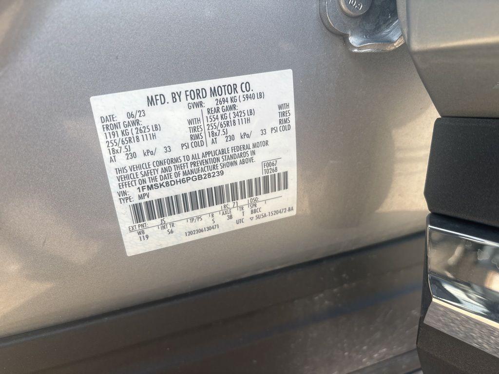used 2023 Ford Explorer car, priced at $29,844