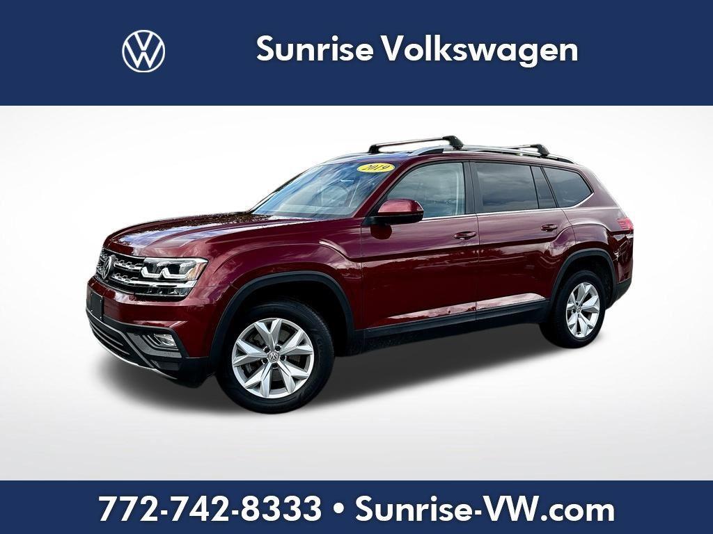 used 2019 Volkswagen Atlas car, priced at $14,921