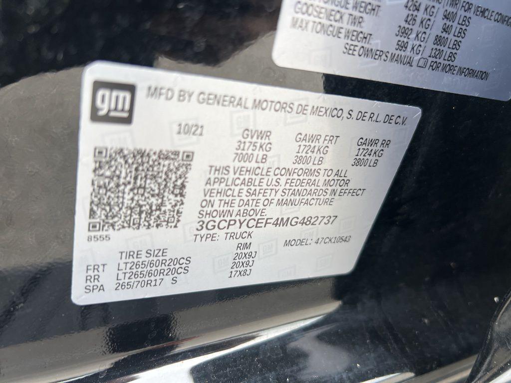used 2021 Chevrolet Silverado 1500 car, priced at $34,721