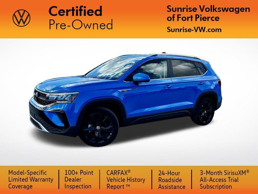 used 2023 Volkswagen Taos car, priced at $21,889