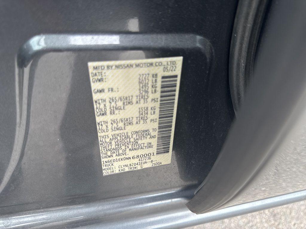 used 2022 Nissan Frontier car, priced at $31,160