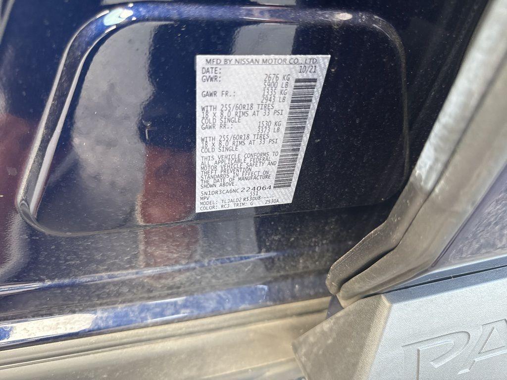 used 2022 Nissan Pathfinder car, priced at $29,062