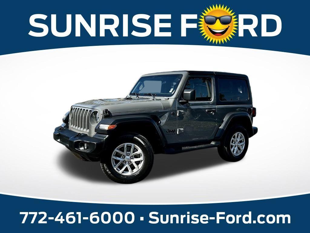 used 2023 Jeep Wrangler car, priced at $27,637