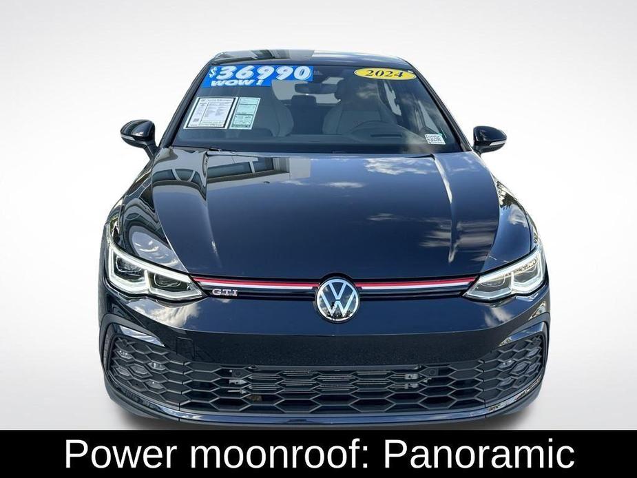 used 2024 Volkswagen Golf GTI car, priced at $36,595