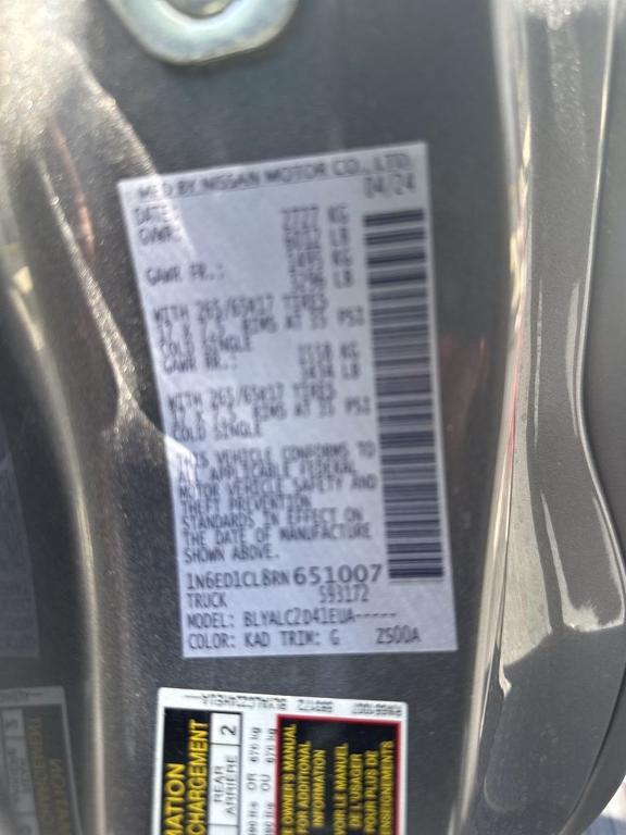 used 2024 Nissan Frontier car, priced at $28,989