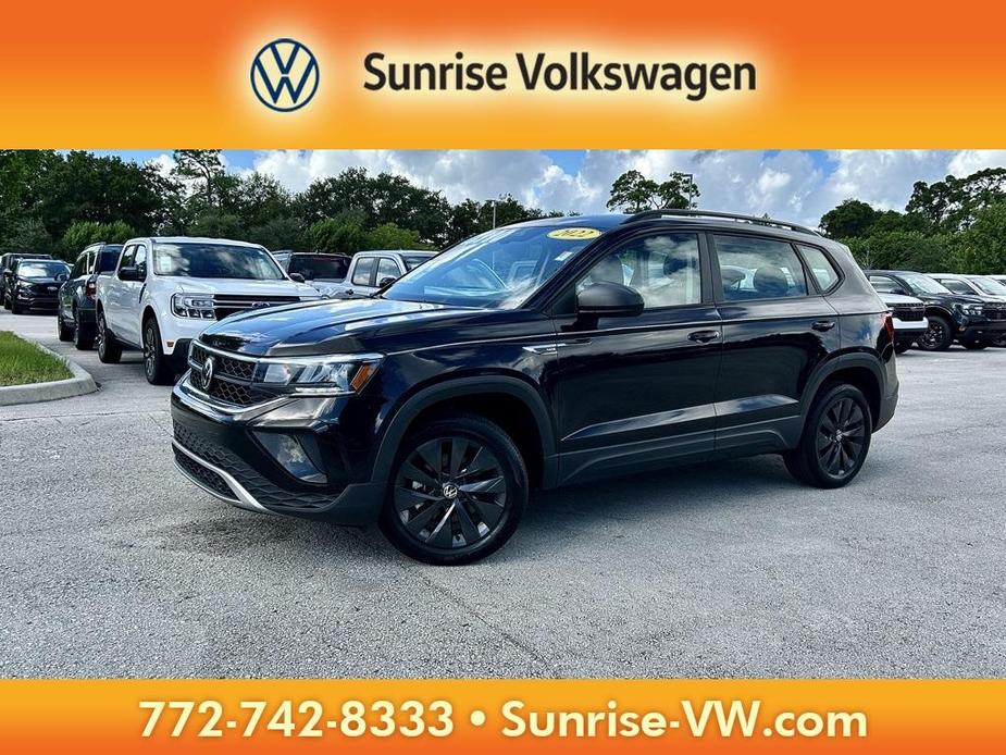 used 2022 Volkswagen Taos car, priced at $17,900