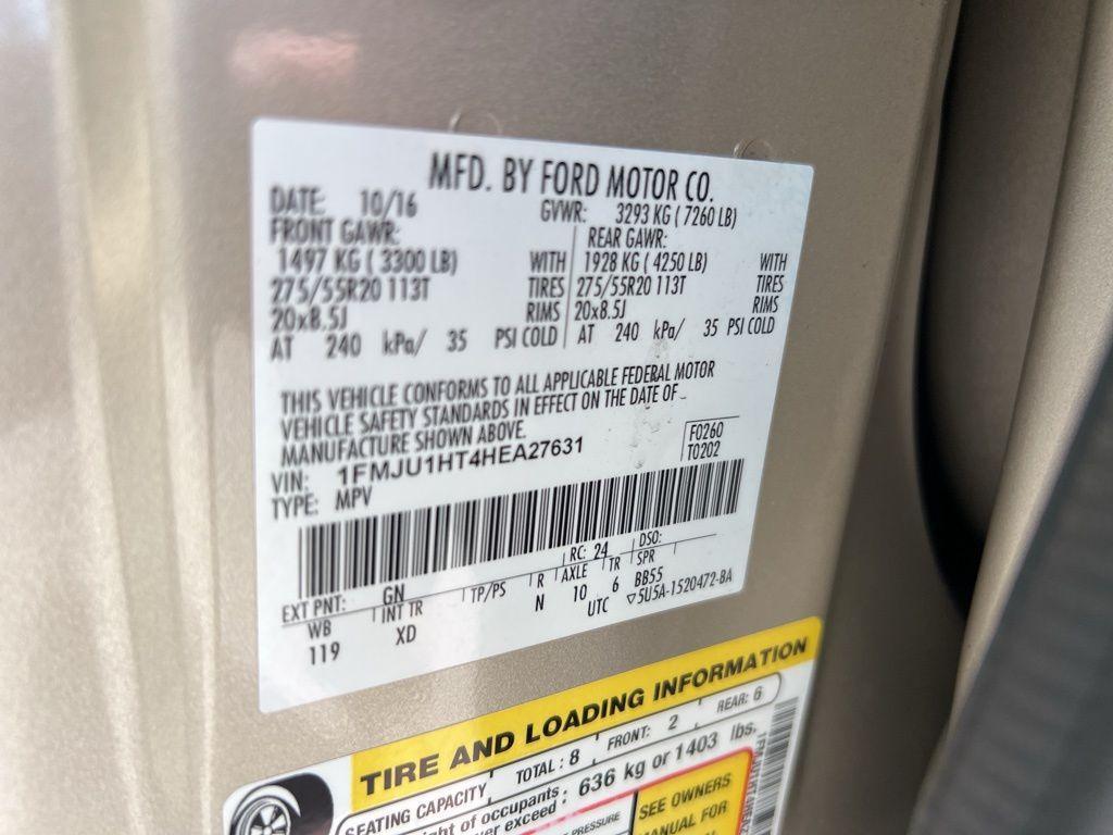 used 2017 Ford Expedition car, priced at $12,598