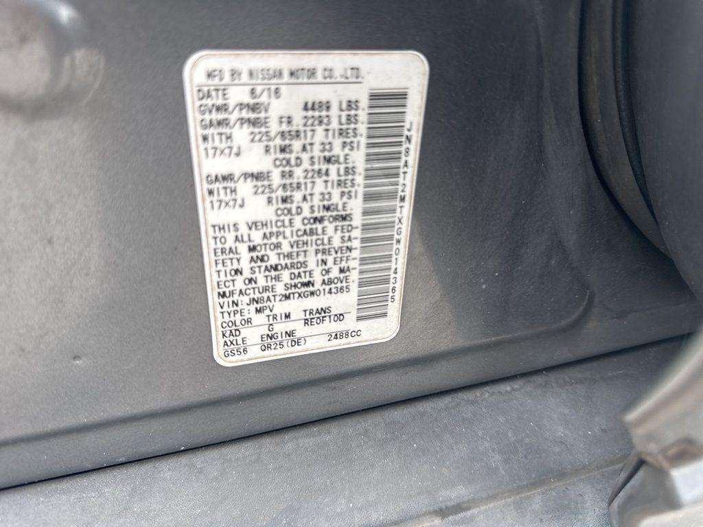 used 2016 Nissan Rogue car, priced at $7,341