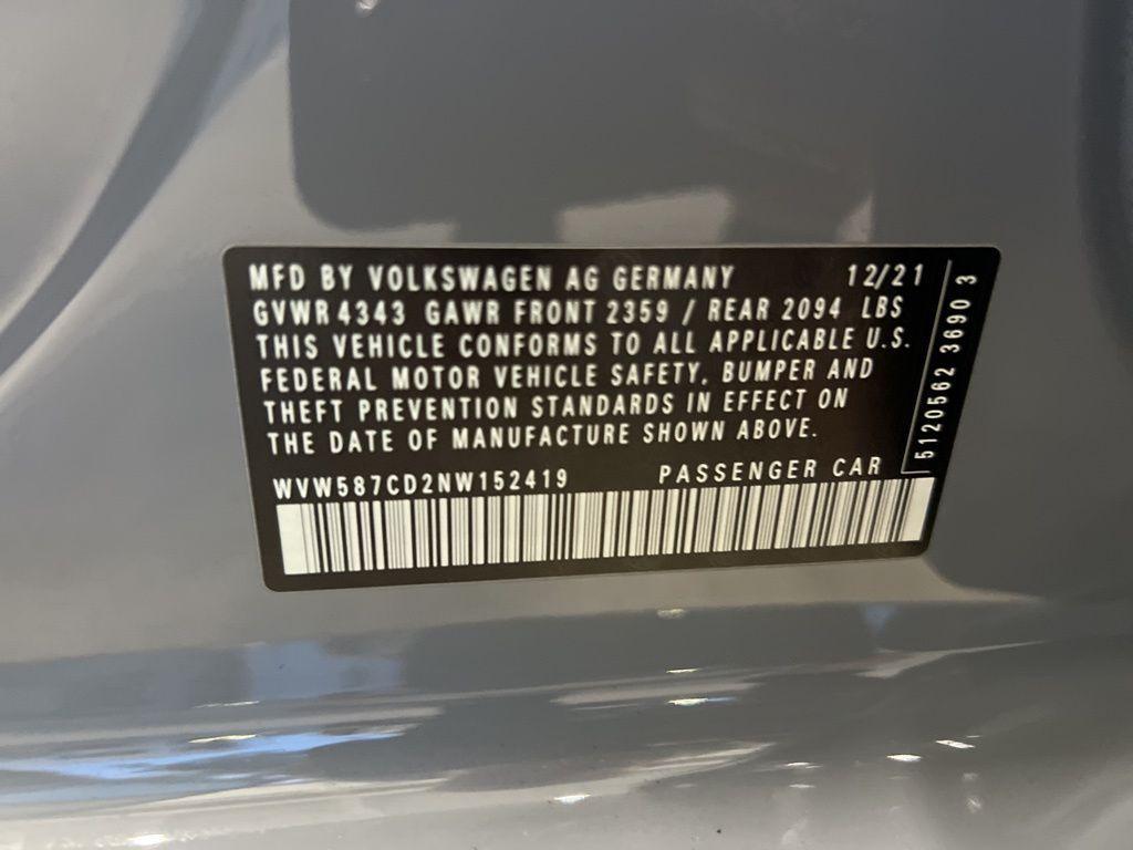 used 2022 Volkswagen Golf GTI car, priced at $27,421