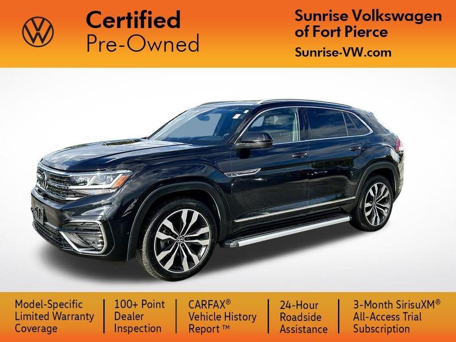 used 2021 Volkswagen Atlas Cross Sport car, priced at $32,498