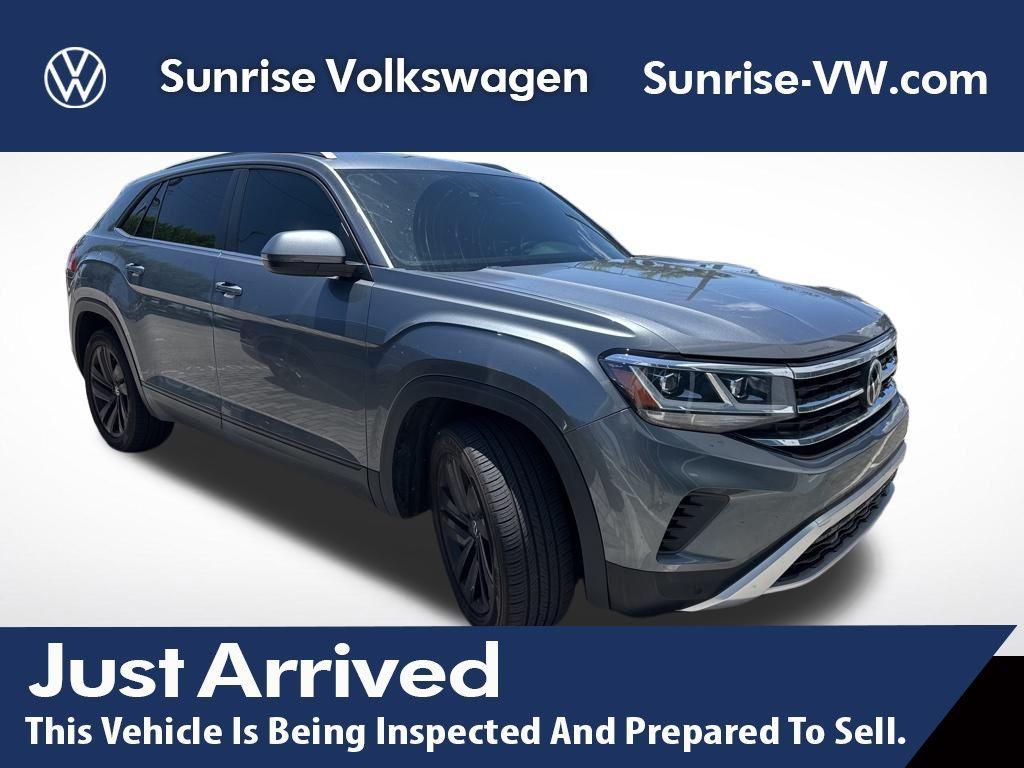 used 2022 Volkswagen Atlas Cross Sport car, priced at $21,653