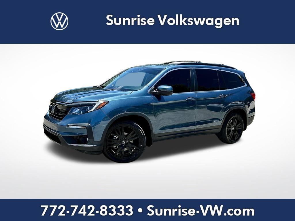 used 2021 Honda Pilot car, priced at $26,358