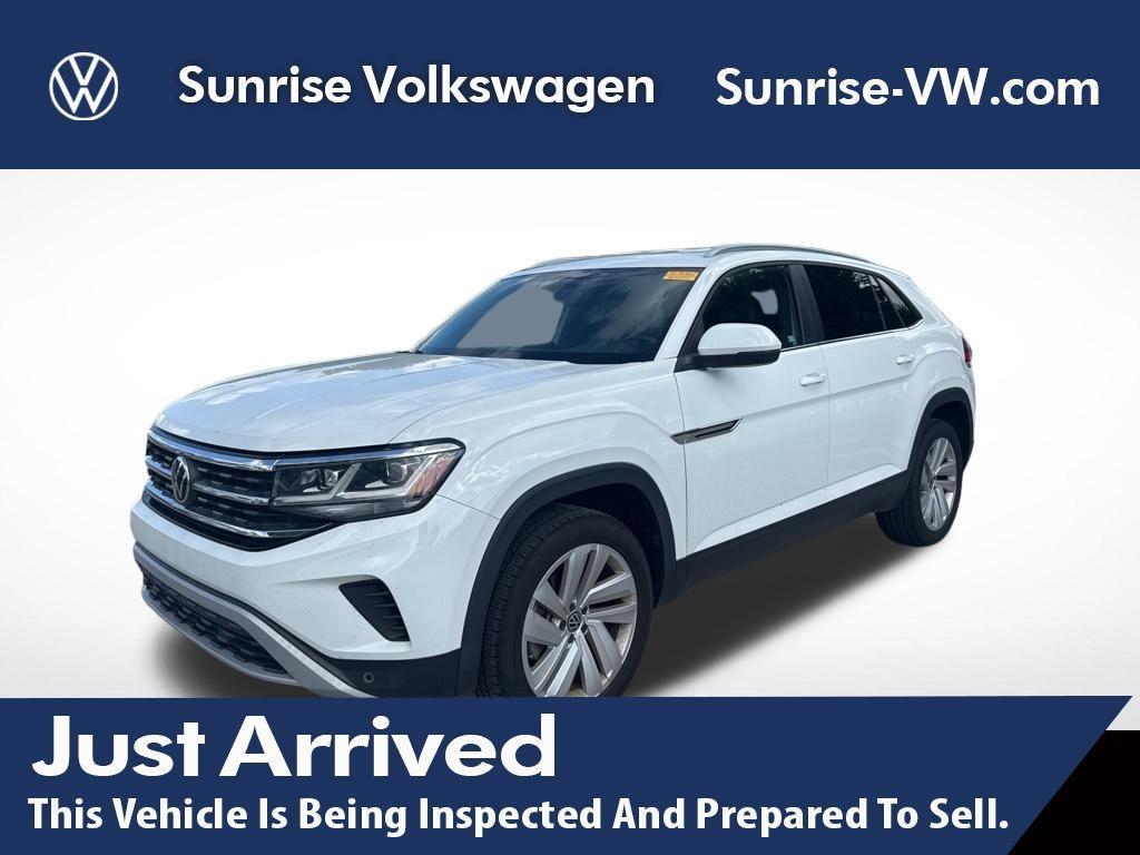 used 2021 Volkswagen Atlas Cross Sport car, priced at $19,128