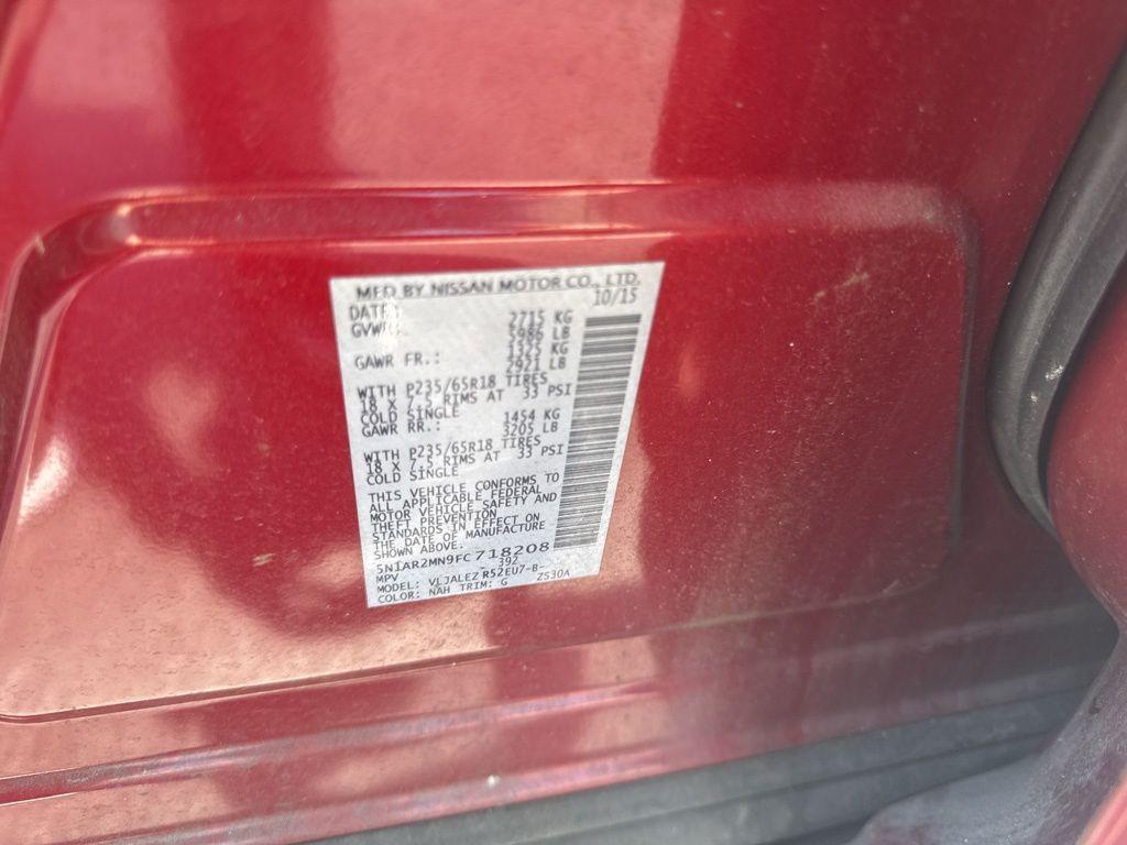 used 2015 Nissan Pathfinder car, priced at $8,889