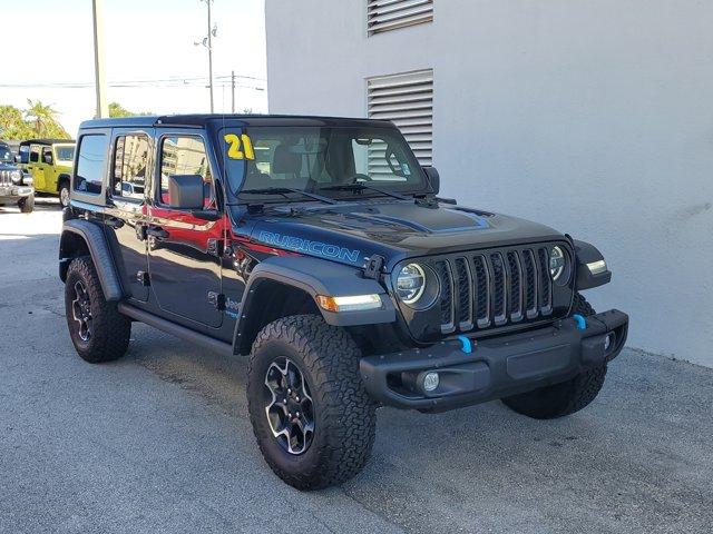 used 2021 Jeep Wrangler Unlimited 4xe car, priced at $36,995