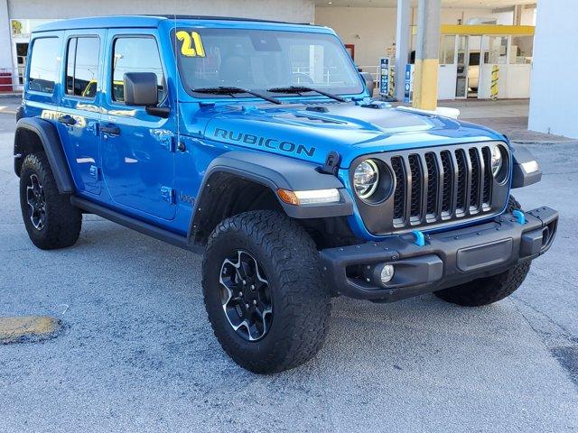 used 2021 Jeep Wrangler Unlimited 4xe car, priced at $36,995