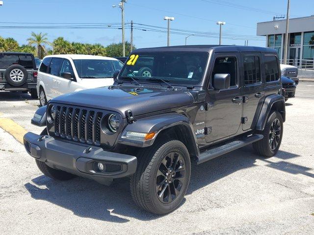 used 2021 Jeep Wrangler Unlimited 4xe car, priced at $40,995