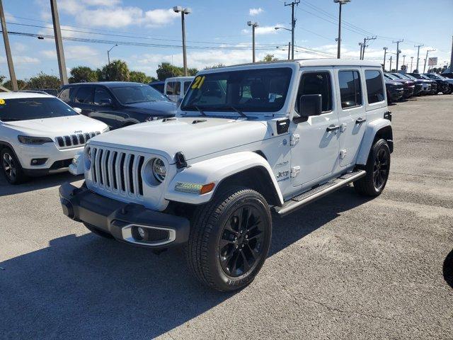 used 2021 Jeep Wrangler Unlimited 4xe car, priced at $36,995