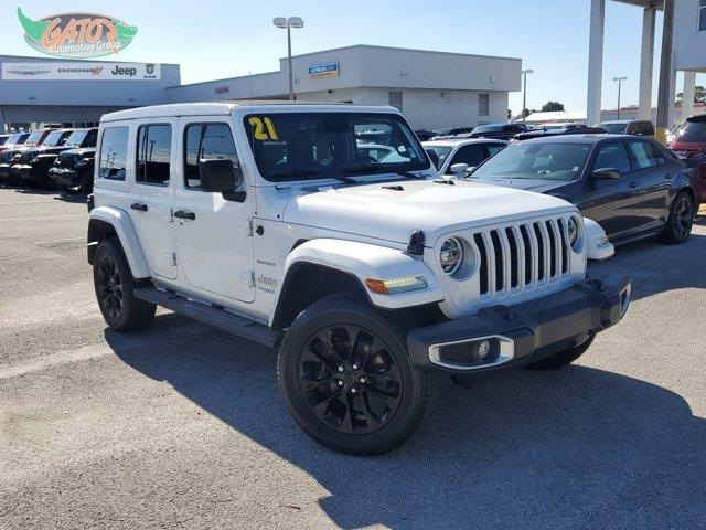 used 2021 Jeep Wrangler Unlimited 4xe car, priced at $36,995