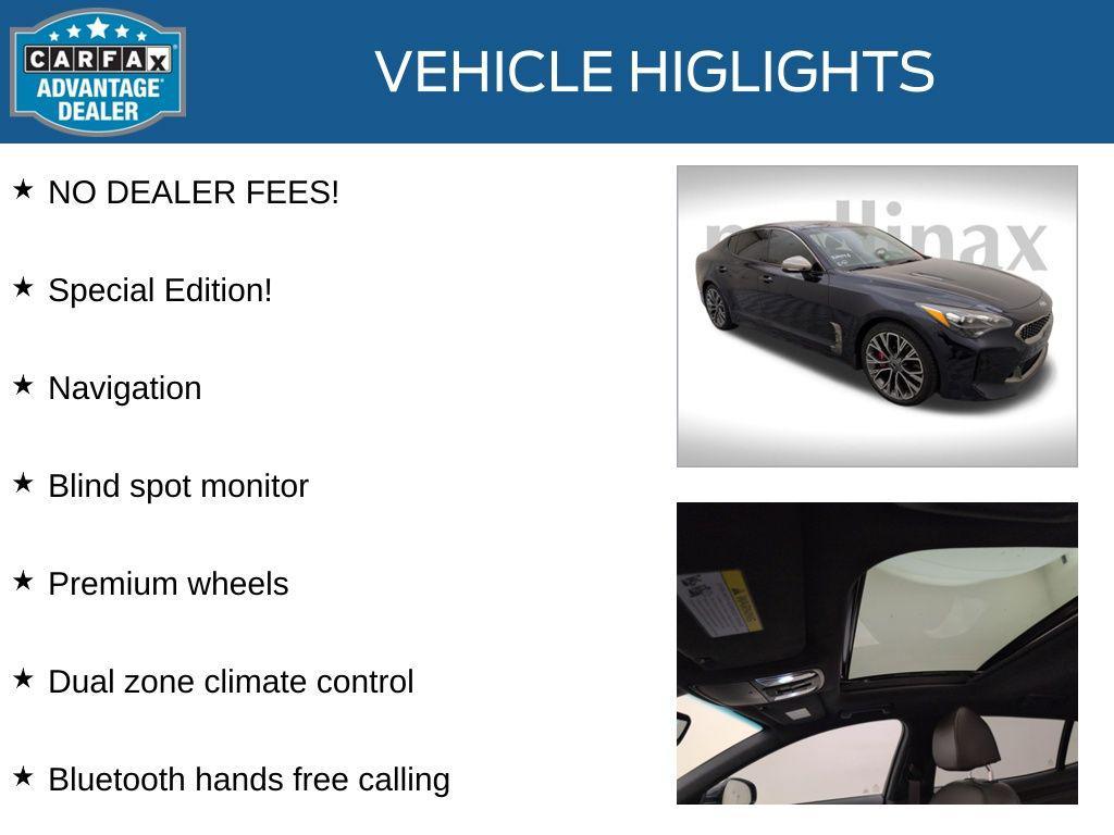 used 2020 Kia Stinger car, priced at $22,500