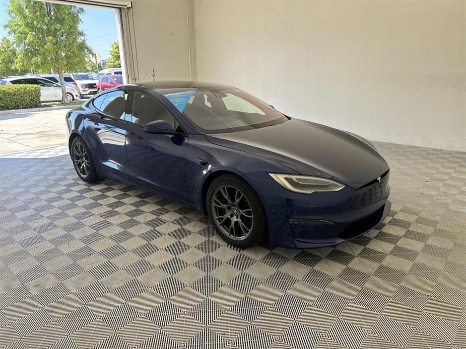 used 2021 Tesla Model S car, priced at $73,998