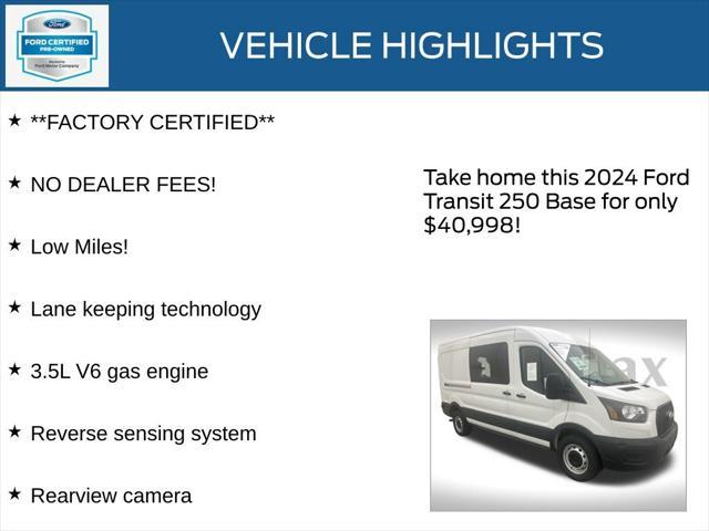 used 2024 Ford Transit-250 car, priced at $40,998