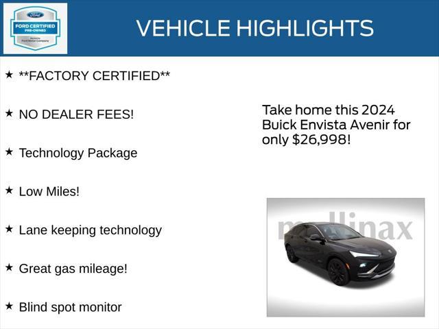 used 2024 Buick Envista car, priced at $26,998