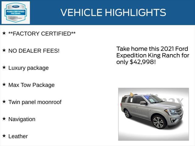 used 2021 Ford Expedition car, priced at $42,998