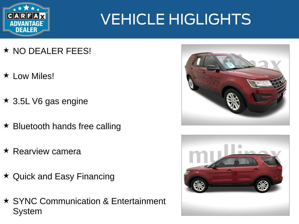 used 2017 Ford Explorer car, priced at $14,998