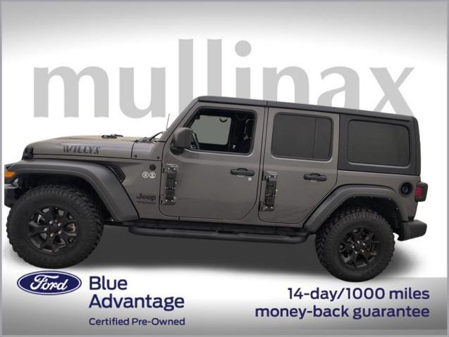used 2021 Jeep Wrangler Unlimited car, priced at $24,998