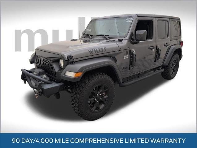 used 2021 Jeep Wrangler Unlimited car, priced at $24,998