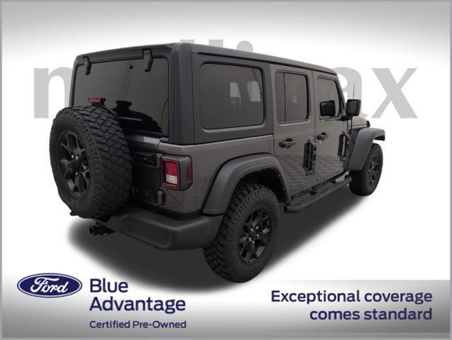 used 2021 Jeep Wrangler Unlimited car, priced at $24,998
