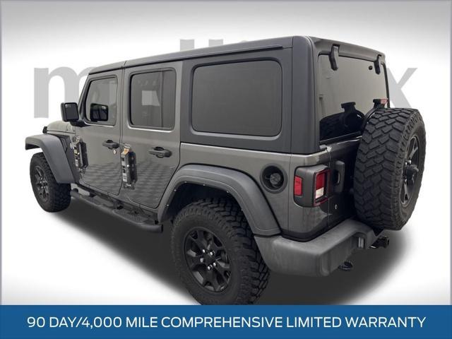 used 2021 Jeep Wrangler Unlimited car, priced at $26,498