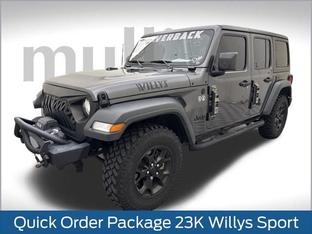 used 2021 Jeep Wrangler Unlimited car, priced at $26,498