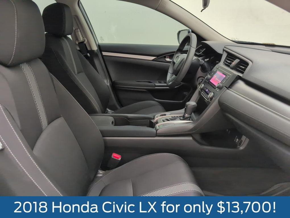 used 2018 Honda Civic car, priced at $13,700