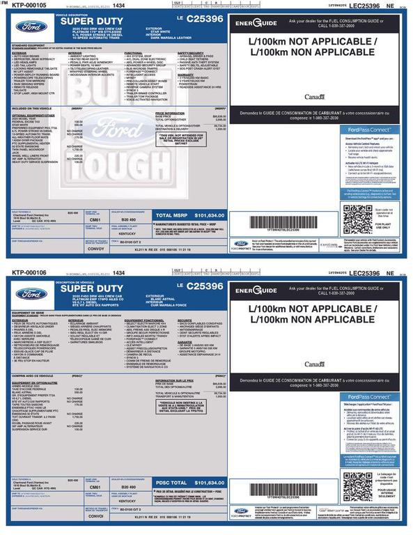 used 2020 Ford F-450 car, priced at $67,000