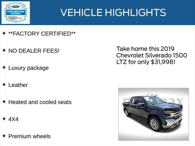 used 2019 Chevrolet Silverado 1500 car, priced at $31,998