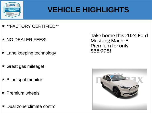 used 2024 Ford Mustang Mach-E car, priced at $35,998
