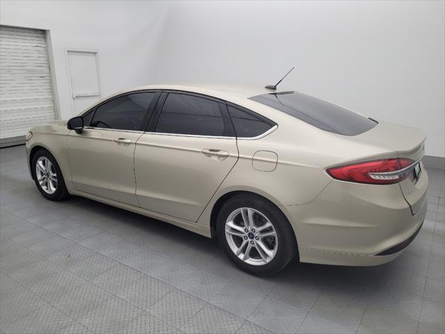 used 2018 Ford Fusion car, priced at $16,095