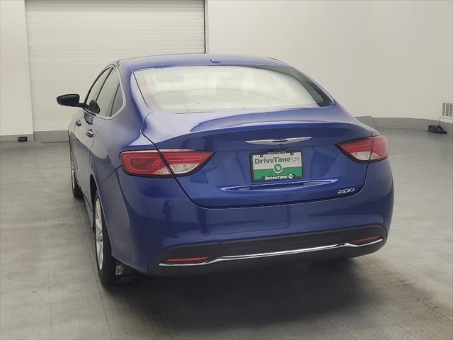 used 2015 Chrysler 200 car, priced at $12,495