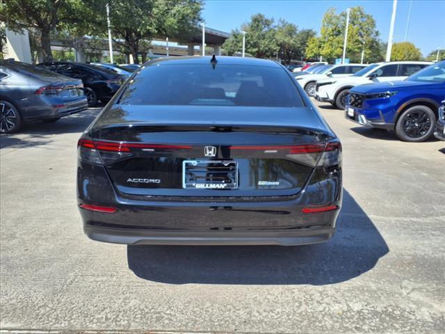 new 2025 Honda Accord car, priced at $31,655