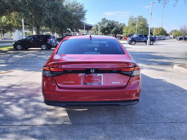 new 2024 Honda Accord car, priced at $31,460