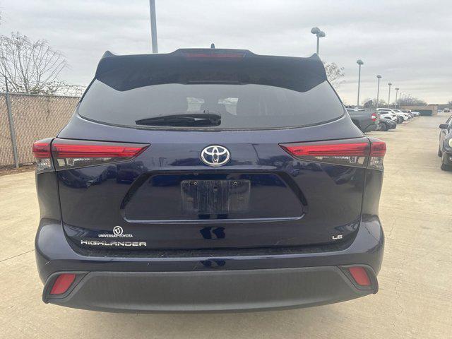 used 2021 Toyota Highlander car, priced at $27,481