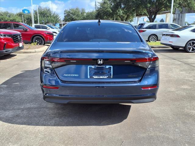 new 2025 Honda Accord car, priced at $31,655